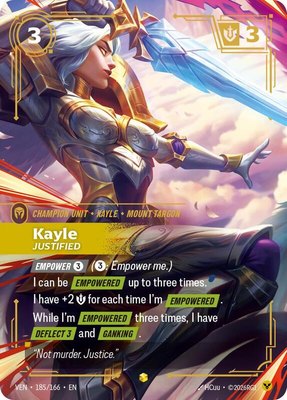 Kayle, Justified (Overnumbered), Vendetta