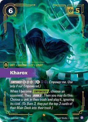 Kharox, Vendetta