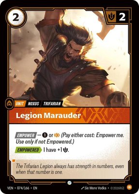 Legion Marauder, Vendetta