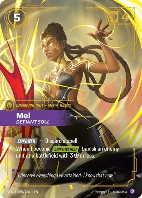 Mel, Defiant Soul (Overnumbered), Vendetta