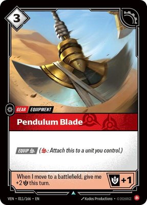 Pendulum Blade, Vendetta