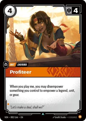 Profiteer, Vendetta