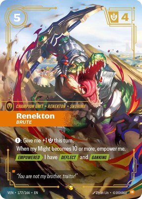 Renekton, Brute (Overnumbered), Vendetta
