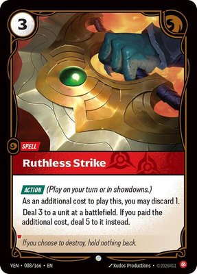 Ruthless Strike, Vendetta