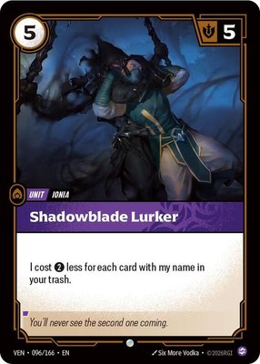 Shadowblade Lurker, Vendetta