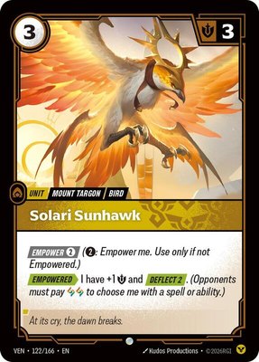 Solari Sunhawk, Vendetta