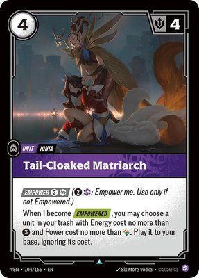 Tail-Cloaked Matriarch, Vendetta
