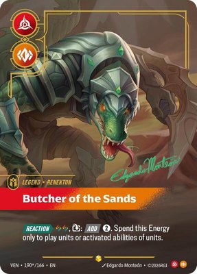 Renekton, Butcher of the Sands (Signature), Vendetta